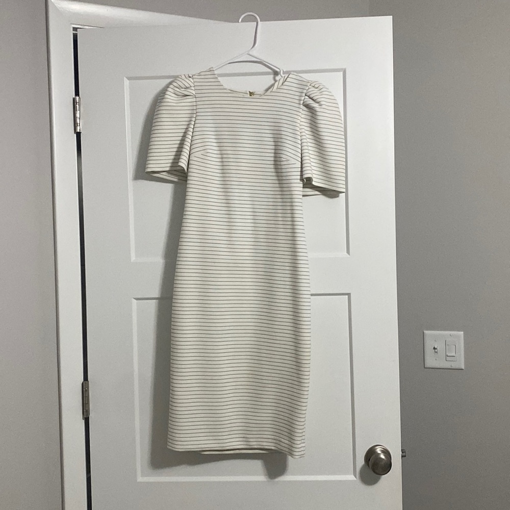 Calvin Klein Black Striped Dress